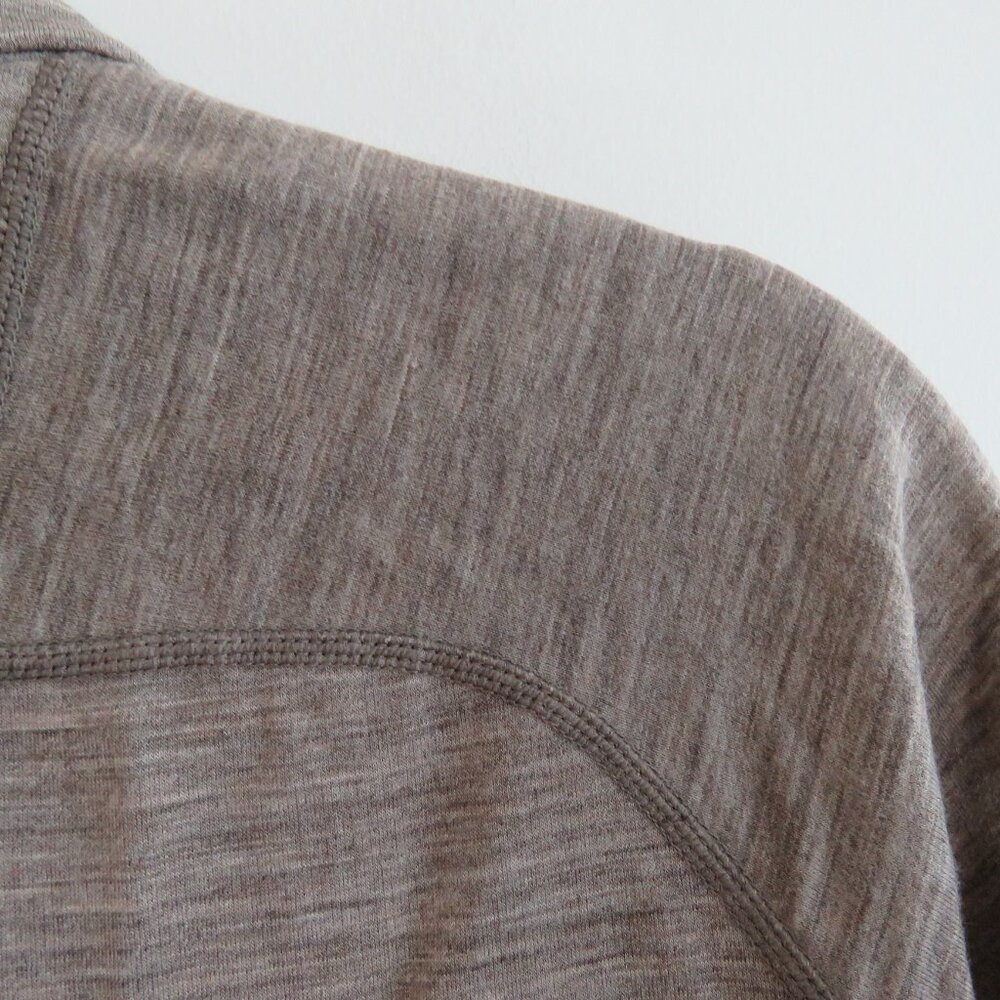 ICEBREAKER | RealFLEECE® Sierra Merino Wool Zip Up Jacket Sweater Oatmeal Sz M - Picture 14 of 16